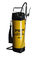 Yellow Paint Stainless Pump Sprayer With Pressure Gauge And Tire Valve 10L